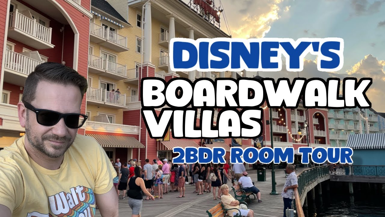 Disney's Boardwalk Villas 2 Bedroom Lock-off Room Tour
