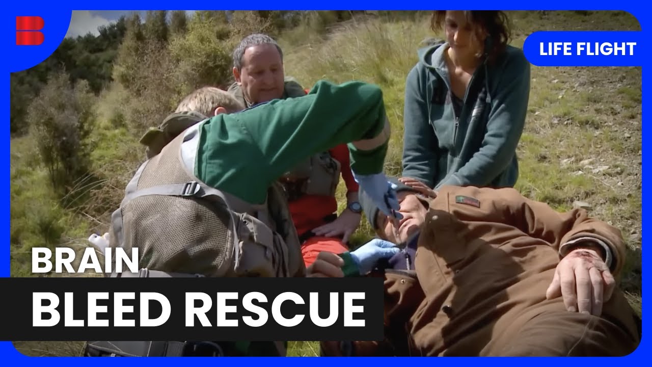Brain Bleed Emergency Airlift - Life Flight - Medical Documentary