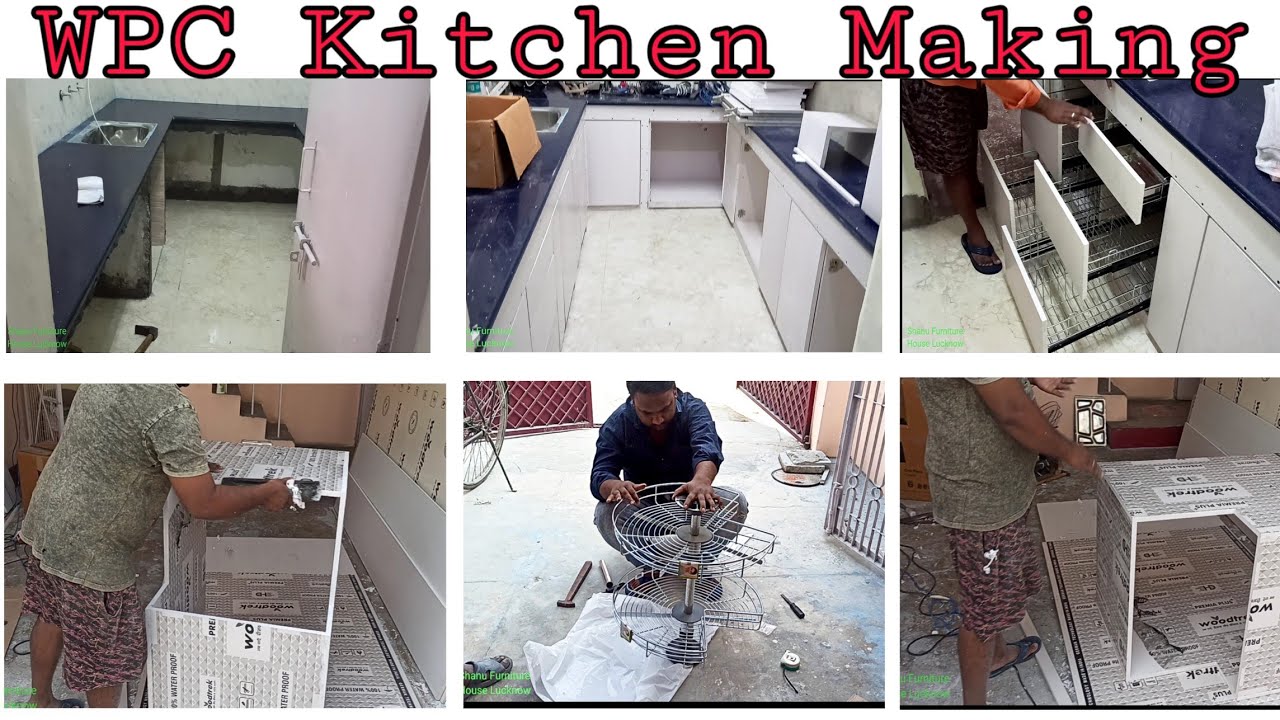 wpc kitchen Making | Modular kitchen installation