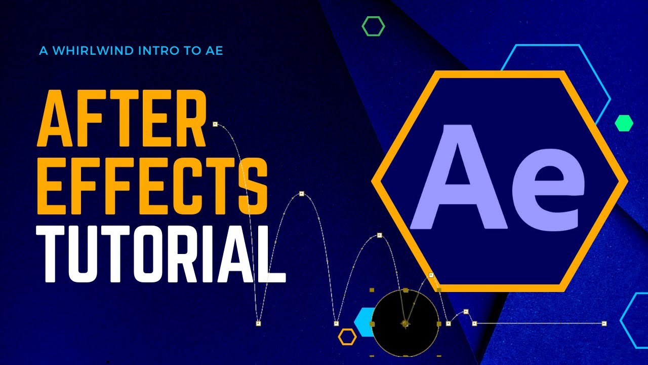Beginner Adobe After Effects (AE) Intro Tutorial 2023 - Bouncing Ball
