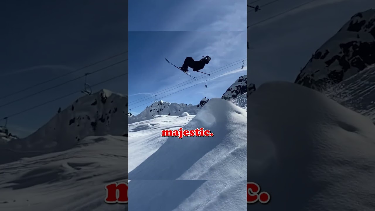 The Skier with the CLEANEST TRICKS!!!  #skier #ski #freeski #skiing #loveskiing #shorts #shortvideo