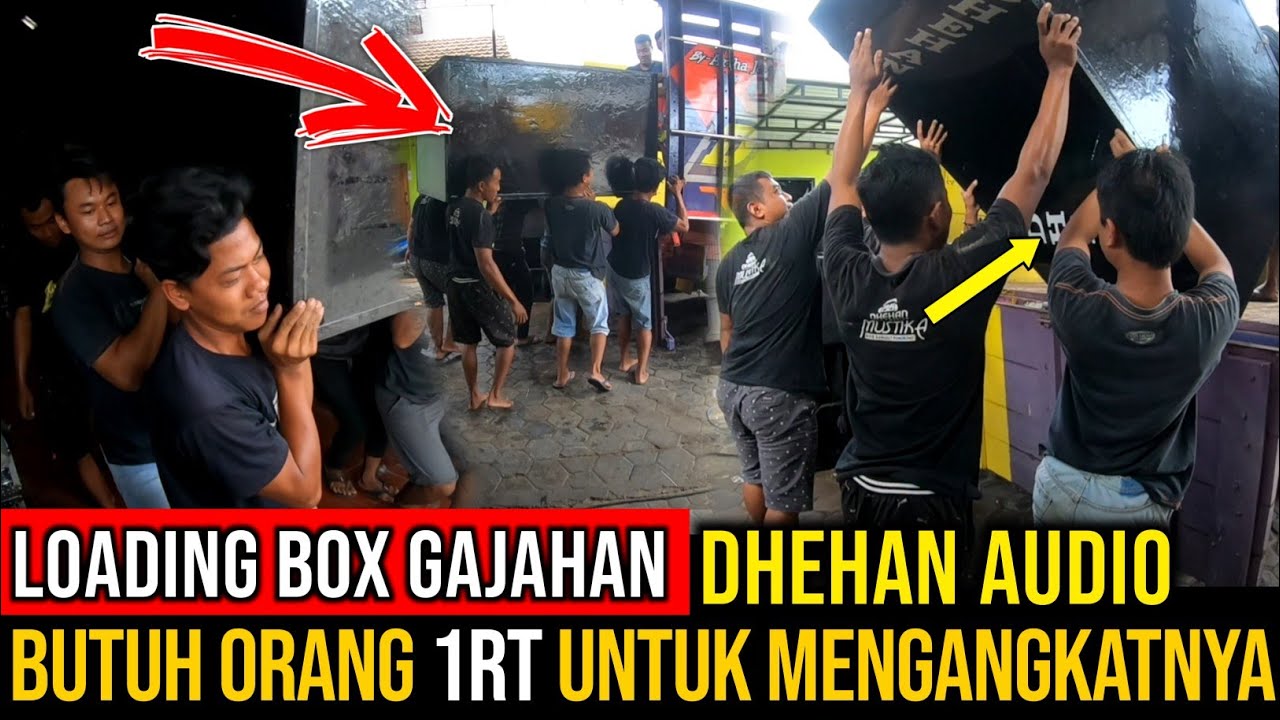 PART 1 - Begini Prosesnya Muat Sound GAJAHAN & KEONGAN Ke Truk DHEHAN AUDIO. Persiapan Live Music