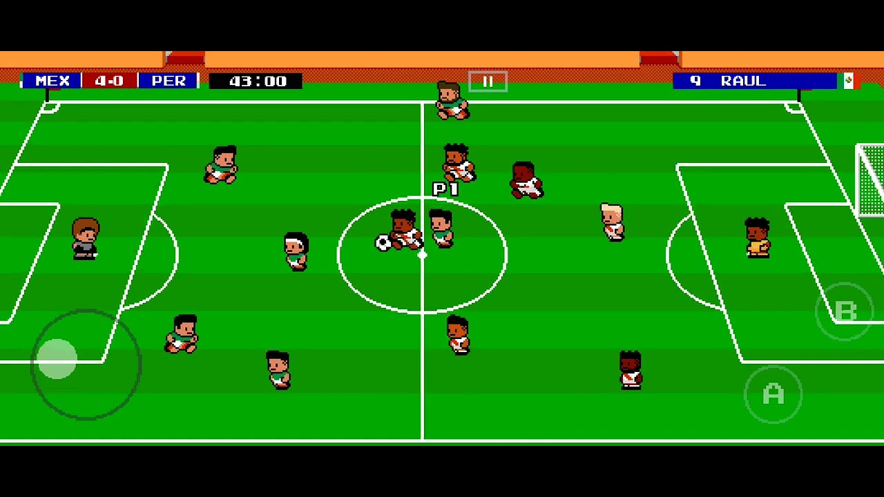 Partido de fútbol entre México y Perú