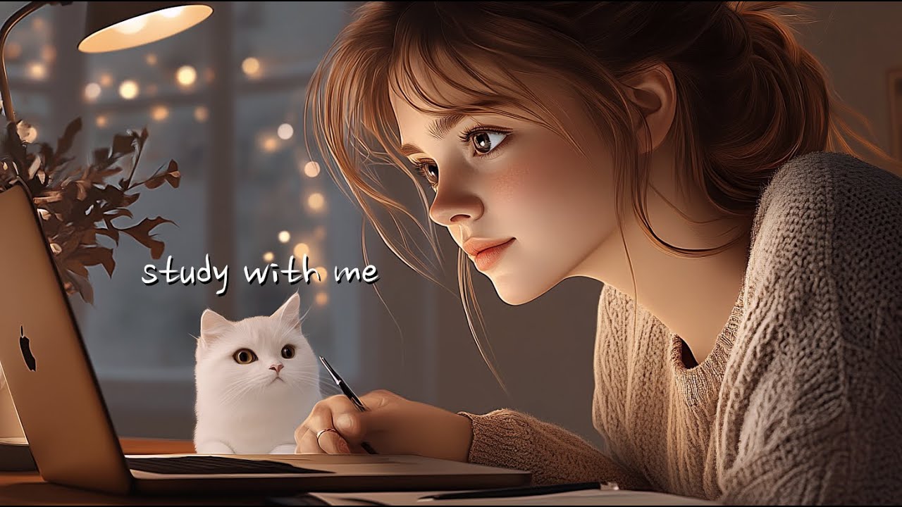 study with me 📖Music for Concentration Calm Piano🎹