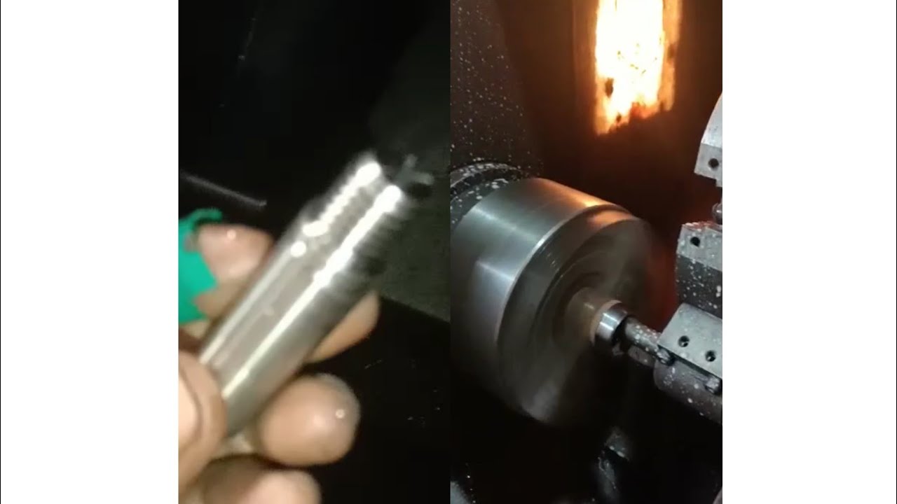Machining of 2 parts on Turning Center #mechanical #technology #engineering#viralvideo #skill #2022