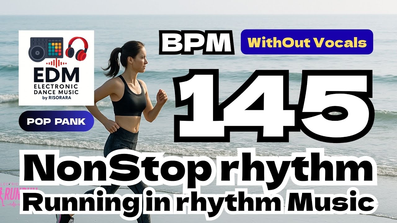 👉 [145 BPM 145] Running Music Playlist EDM DTM Jogging & Workout cadence 러닝 음악 ランニング 曲 songs