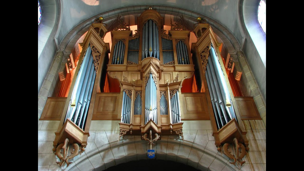 Oeuvres de J S Bach par Olivier LATRY à l'orgue de Vichy St Louis