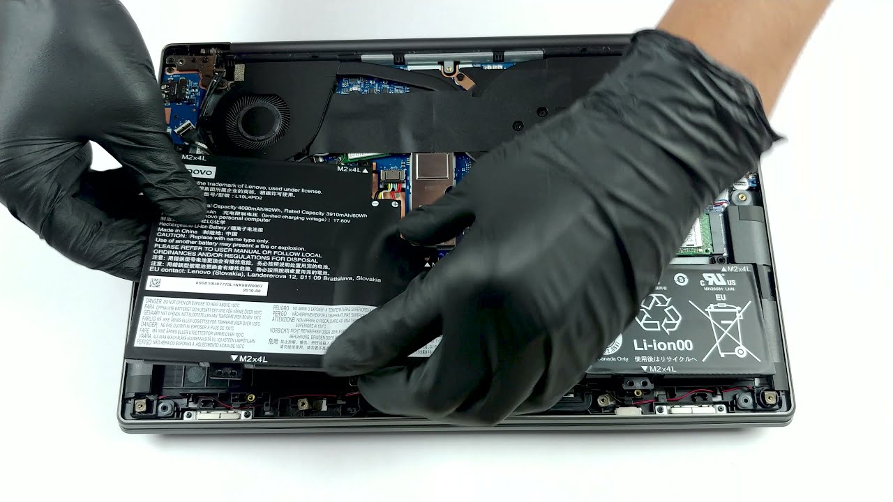 Lenovo Yoga S740 (14) (Core i5-1035G4) - disassembly and upgrade options