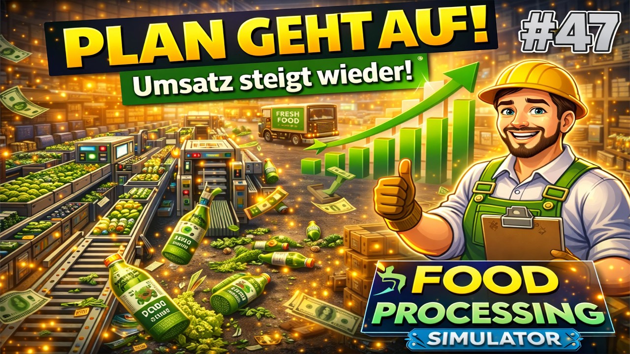 Endlich wieder Kontrolle! 📈 Unser Plan geht auf! | Food Processing Simulator #47