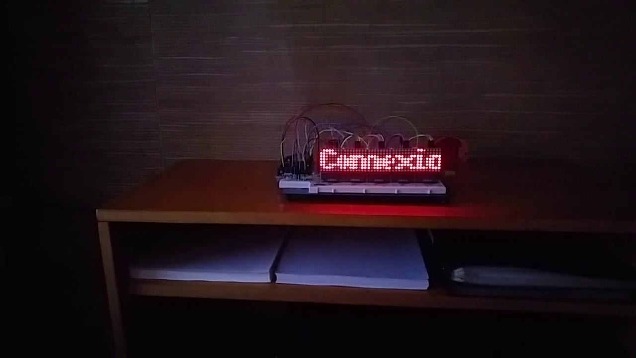 Module Commande Po&ecirc;le Zibro - Matrices LED MAX7912 - Arduino