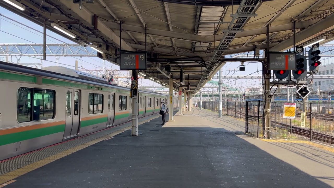 【4K】大宮駅8•9番線発車メロディ（JRE-IKST-009-2•JRE-IKST-021-1）