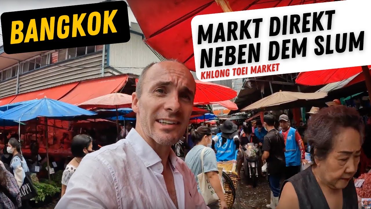 BANGKOK WIE ES KEINER KENNT - KHLONG TOEI MARKET (SLUM)