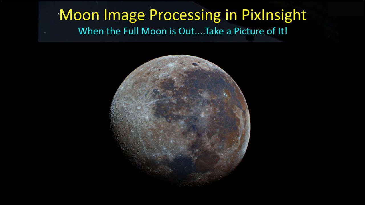Moon Image Processing in PixInsight...and a Comment on the JWST Launch