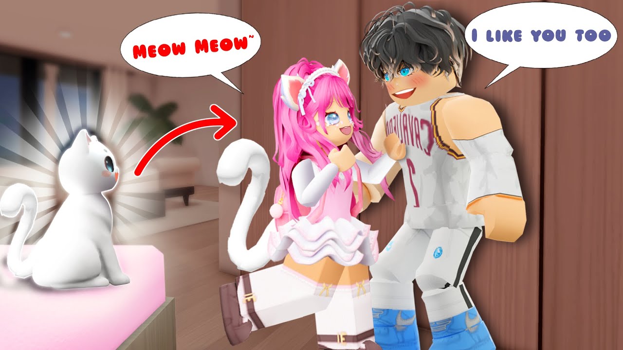 😻 Из кошки я превращаюсь в красивую девушку | Lila Cute Roblox