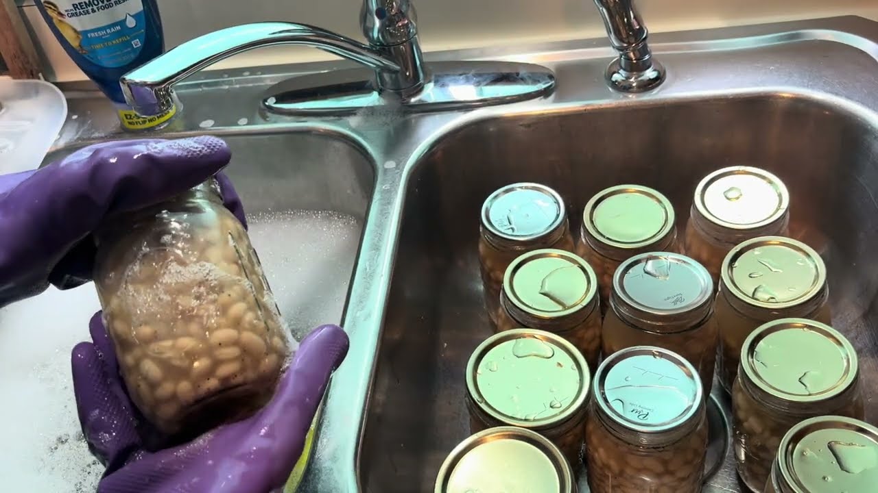 How to wash mason jars after canning