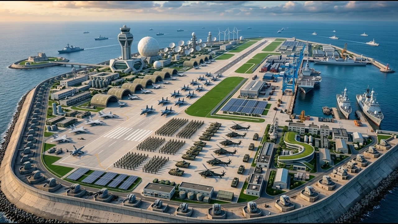 China’s $1 Trillion Island Fortress Explained | The Biggest Military Mega Project