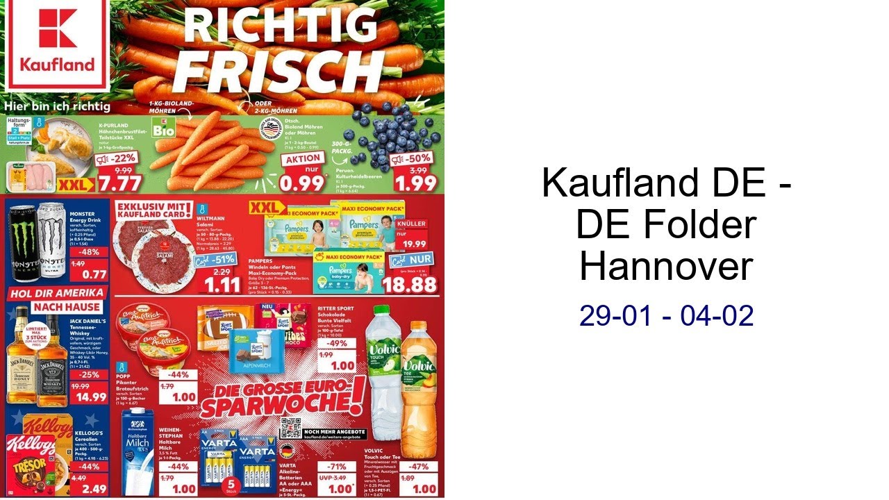 Kaufland DE - DE Folder Hannover 29-01 - 04-02