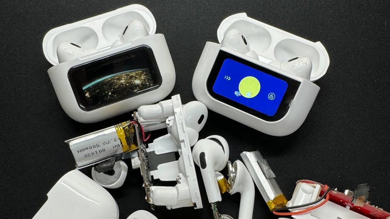 Разбираем Китайскую версии AirPods Pro 3 с экраном