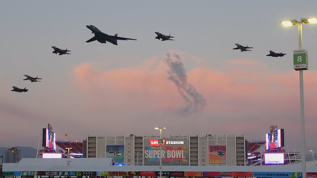 Super Bowl LX : Joint Force Practice Flyover