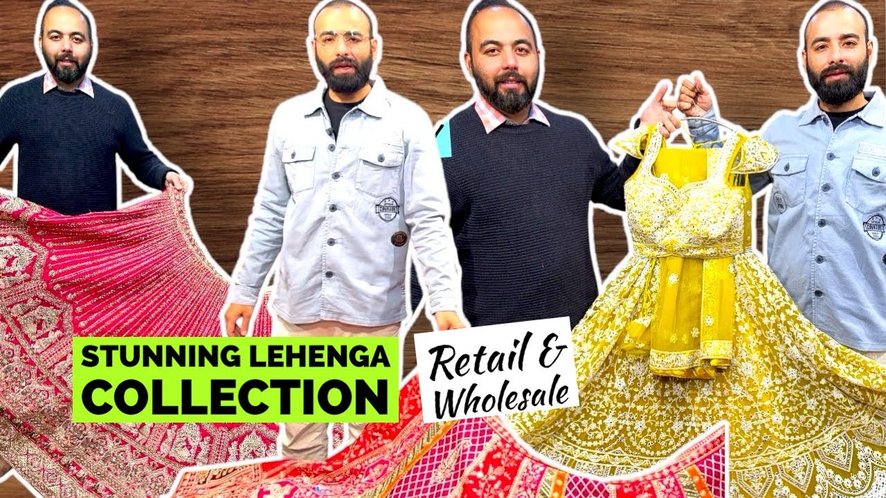 Super Elegant Bridal & Sider Lehengas With Varied Motifs, Colours & Designs at Deepak Saree Store.