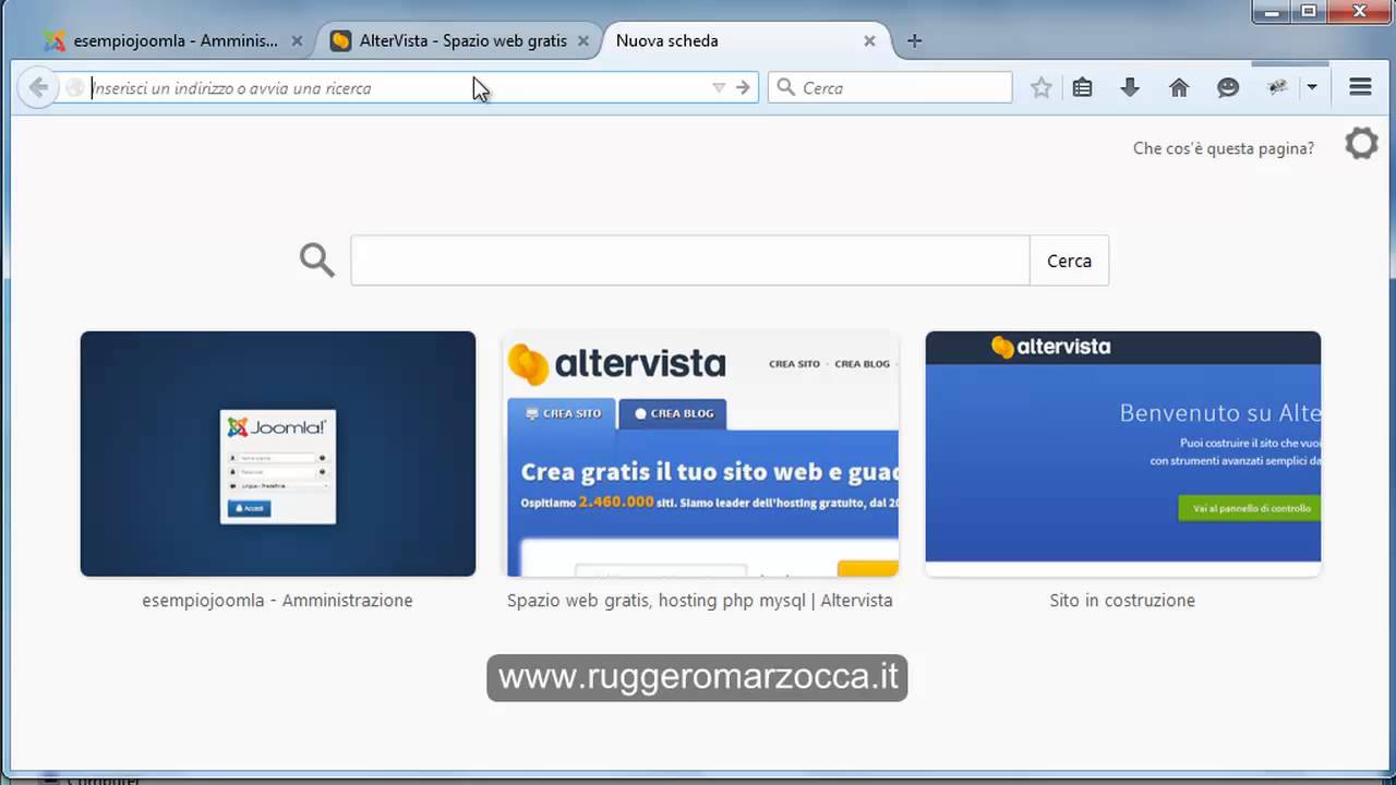 Trasferire un sito Joomla da locale a remoto - 1a parte