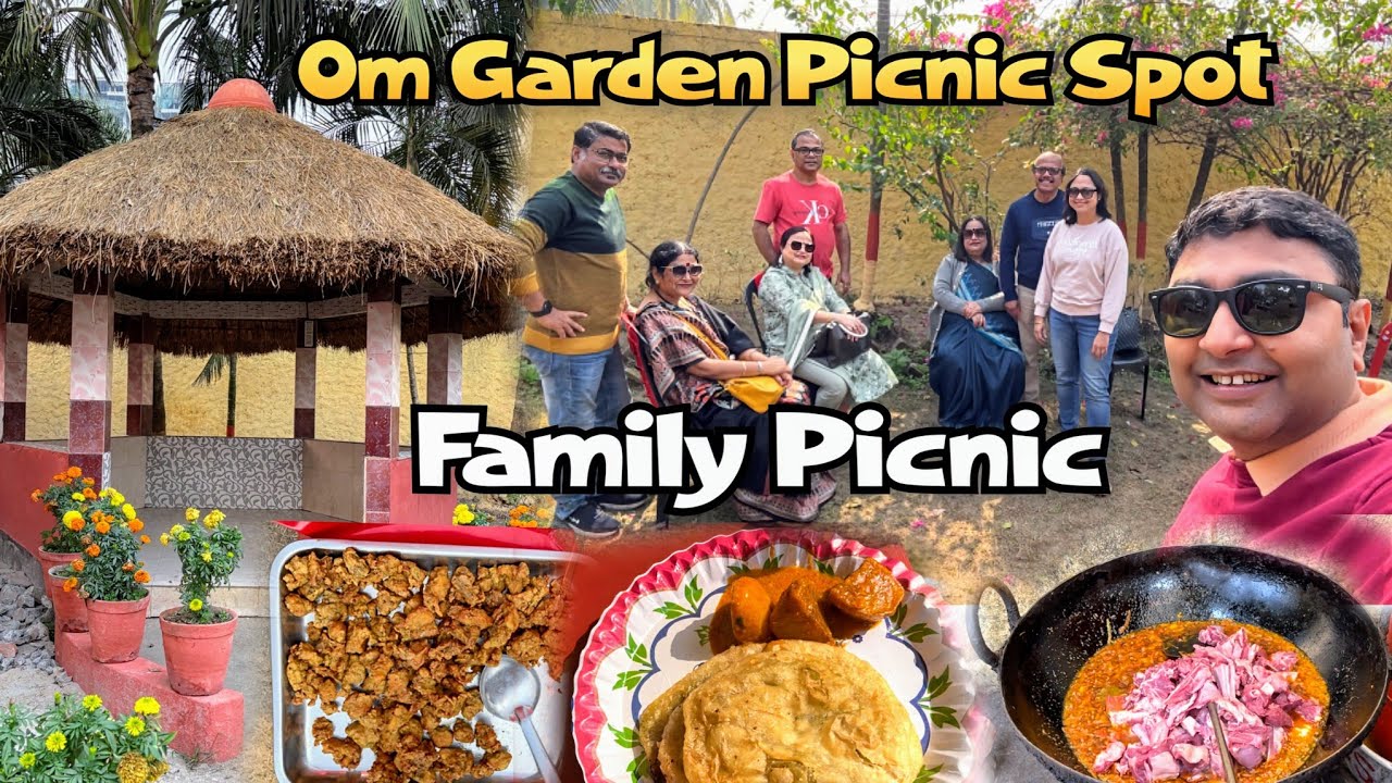 শীতকালের Family পিকনিক 🧺 সাউথ কলকাতার পিকনিক স্পট 🌳 Sun বাগান বাড়ি-Om Garden Picnic Spot, Rajpur 🏕️