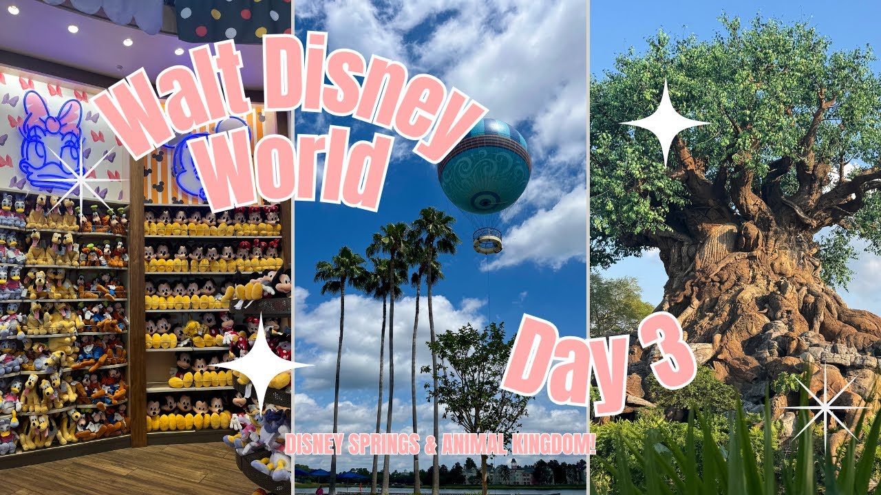 Walt Disney World 2025 Vlog | DISNEY SPRINGS | ANIMAL KINGDOM