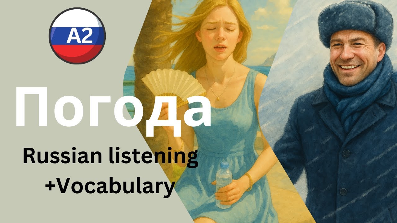 🎥 Summer in Yalta & Winter in Murmansk – Russian Texts for A2 Learners / Погода. Лето и зима.