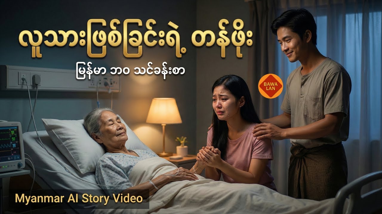 Myanmar AI Story Video | လူသားဖြစ်ခြင်းရဲ့ တန်ဖိုး |  မြန်မာ ဘဝ သင်ခန်းစာ