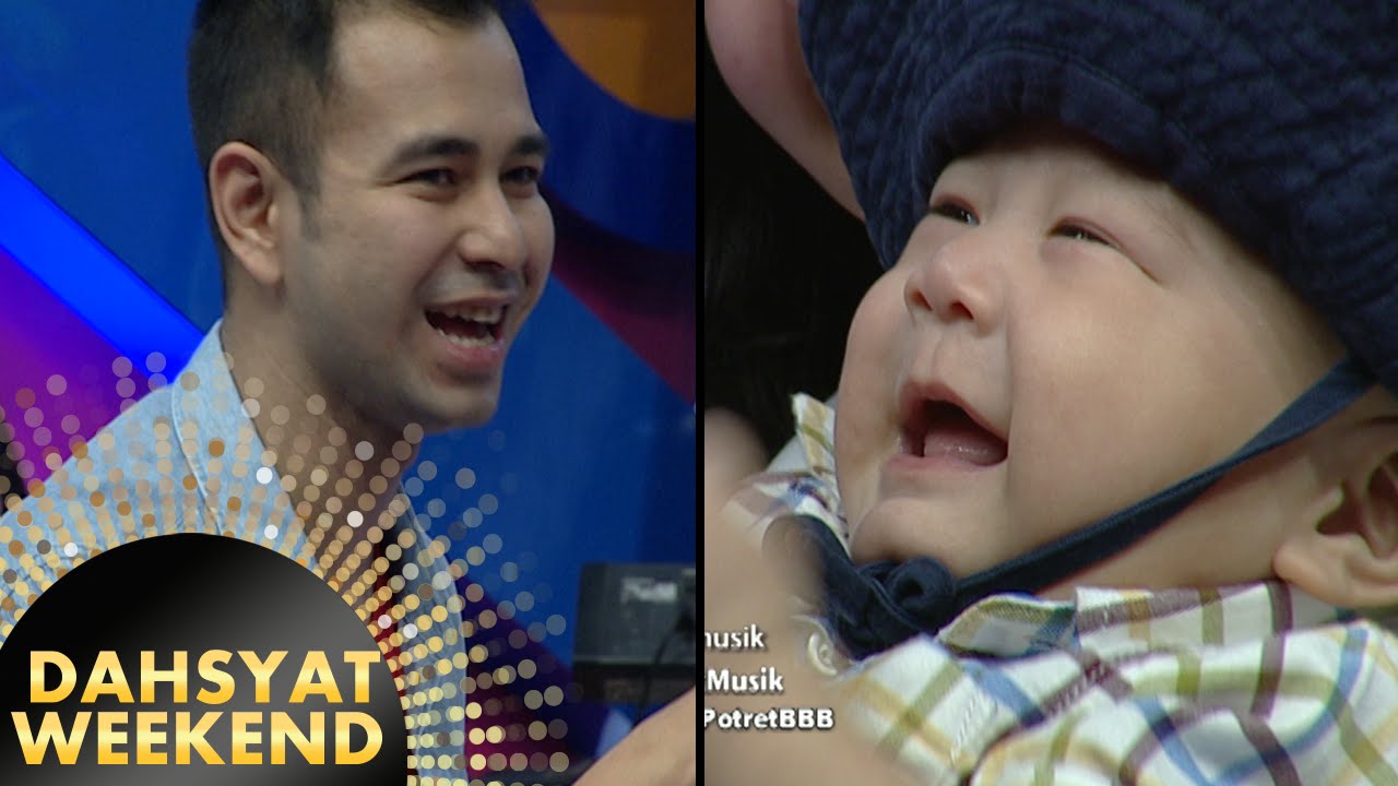 Rafathar ketawa dinyanyiin hujan rintik sama Raffi [Dahsyat] [6 Des 2015]