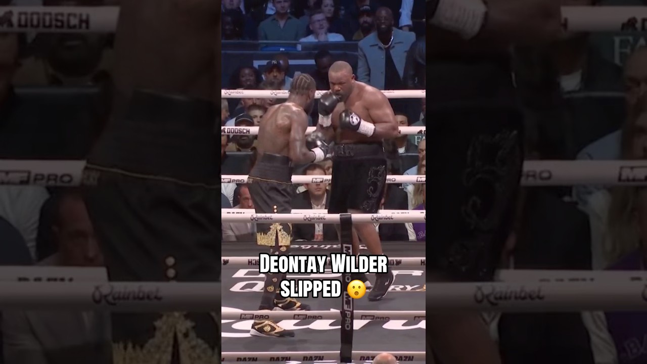 Deontay Wilder SLIPS 😳 vs Derek Chisora &mdash; Slip or Knockdown?!