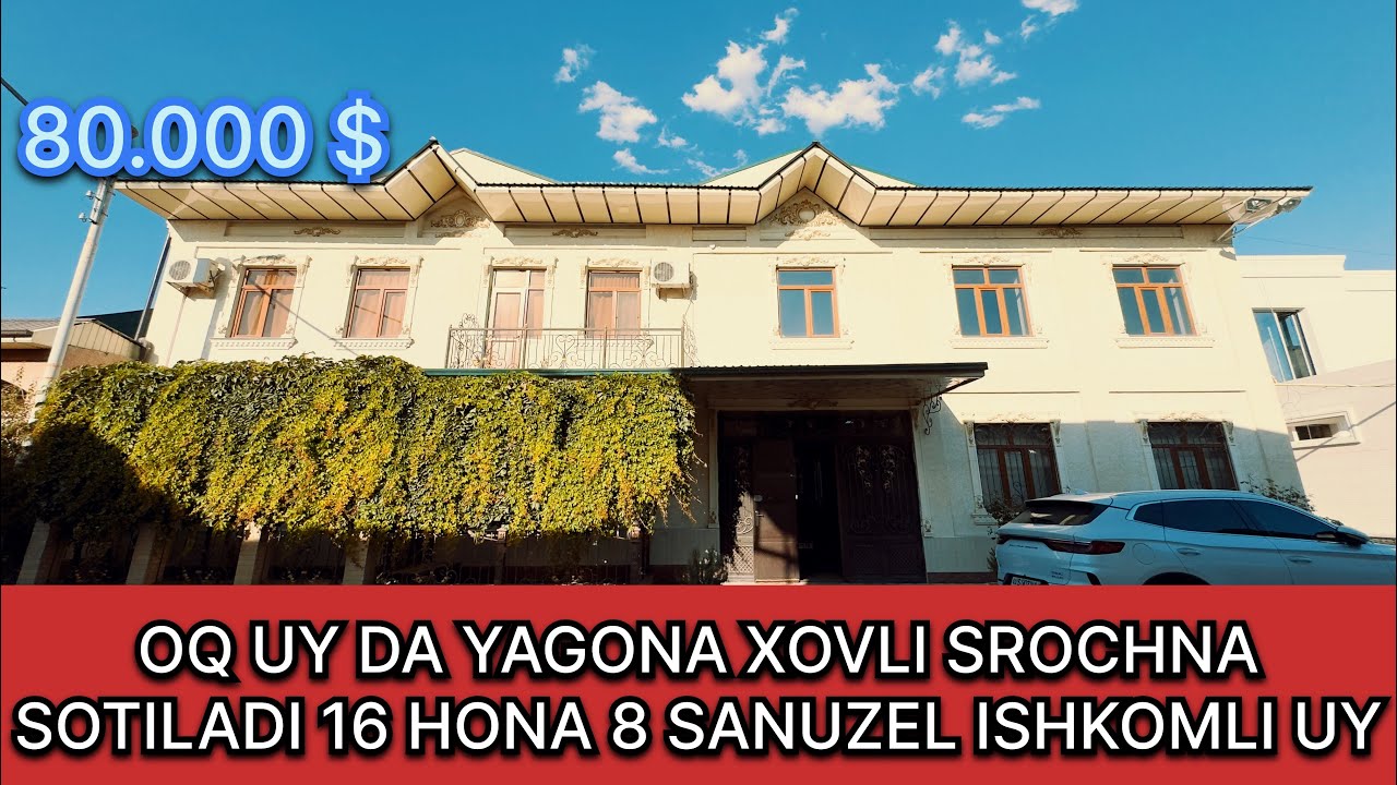 📢OQ UY 🔥YASHNOBOD TUMANI 12 TA HONA 6 SANUZEL QASR XOVLI SOTILADI🔑 ARZON NARXDA💵 ☎️97)562-22-22
