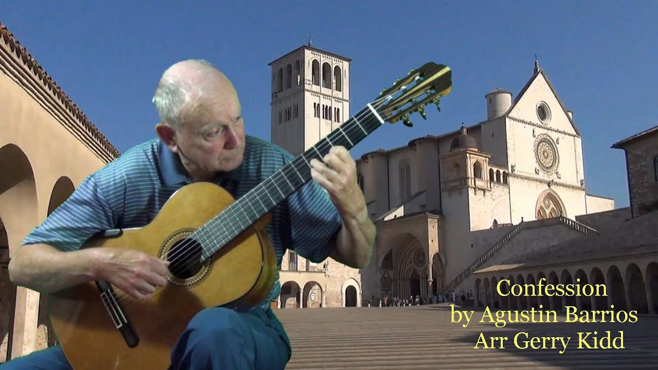 Confesion Romanza, Confession Romance, by Agustin Barrios Mangore, Arr Gerald Kidd.