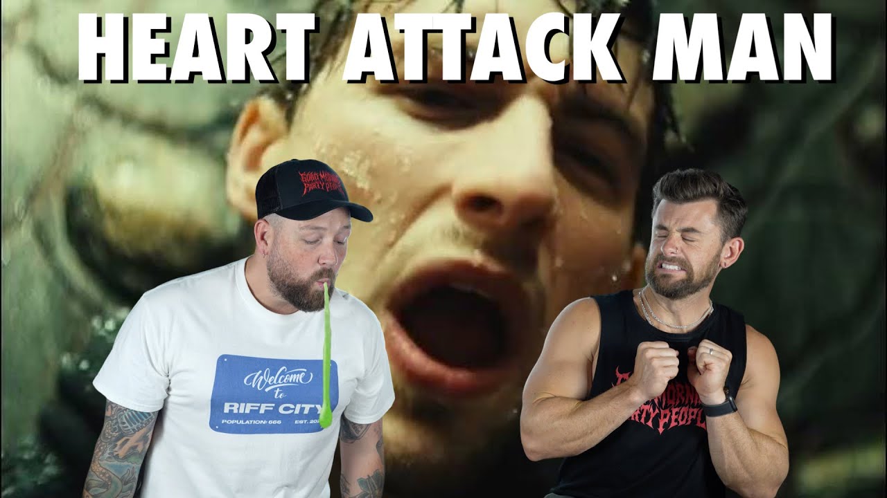 GROSS CLIP, GREAT SONG - HEART ATTACK MAN “Spit” | Aussie Metal Heads Reaction