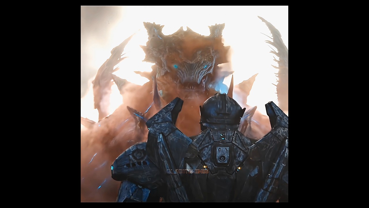 Kaiju vs Jaeger 💀 | Against a new Kaiju threat | #action #movieclips #shorts