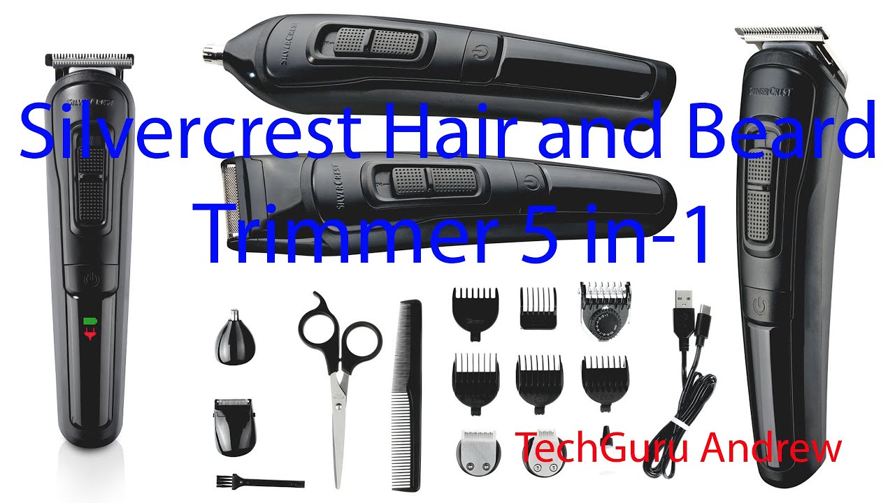 Silvercrest Hair and Beard Trimmer 5 in-1 SHBS 3.7 E6