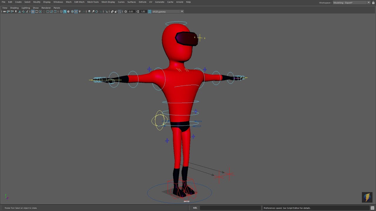 Rigging using Advanced Skeleton