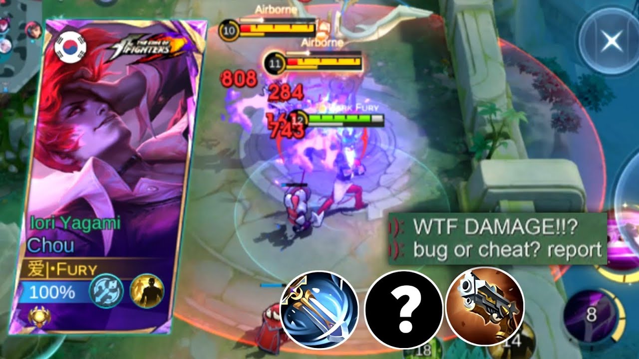 WTF DAMAGE!! CHOU | CHOU BEST BUILD AND EMBLEM SET | 2025 MLBB MUWT TRY