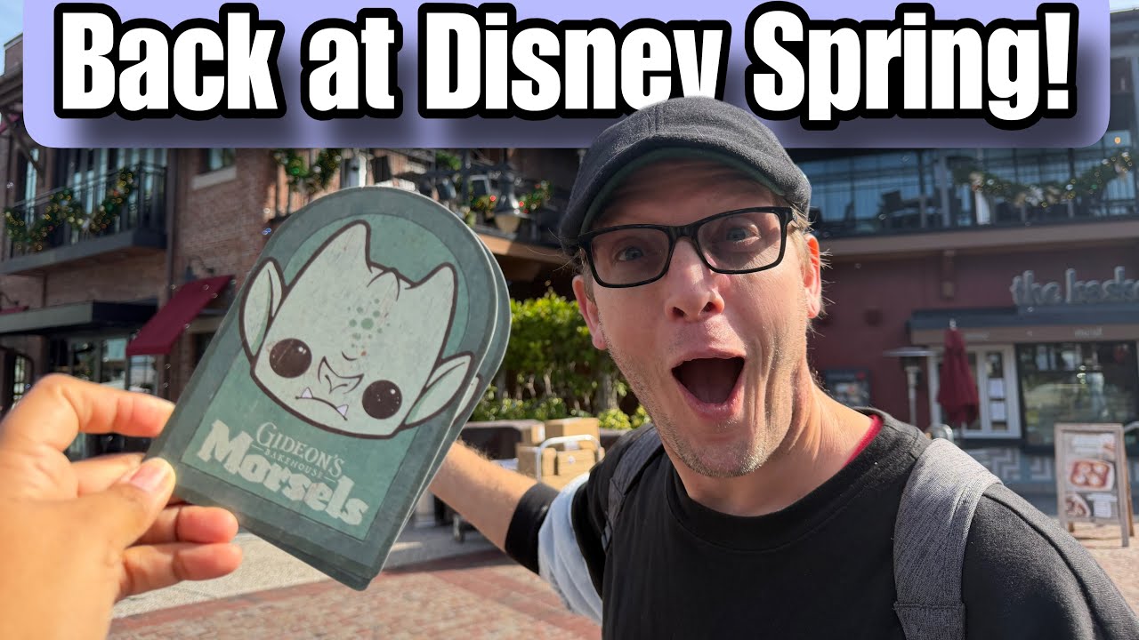 Back at Disney Springs! NEW Gideon's Cookies, Merch & More
