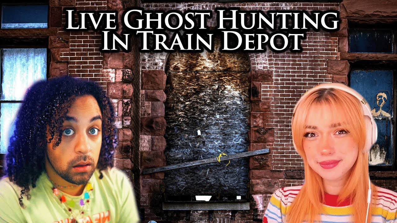 IRL GHOST HUNT INSIDE A TRAIN DEPOT w/ @Shubble