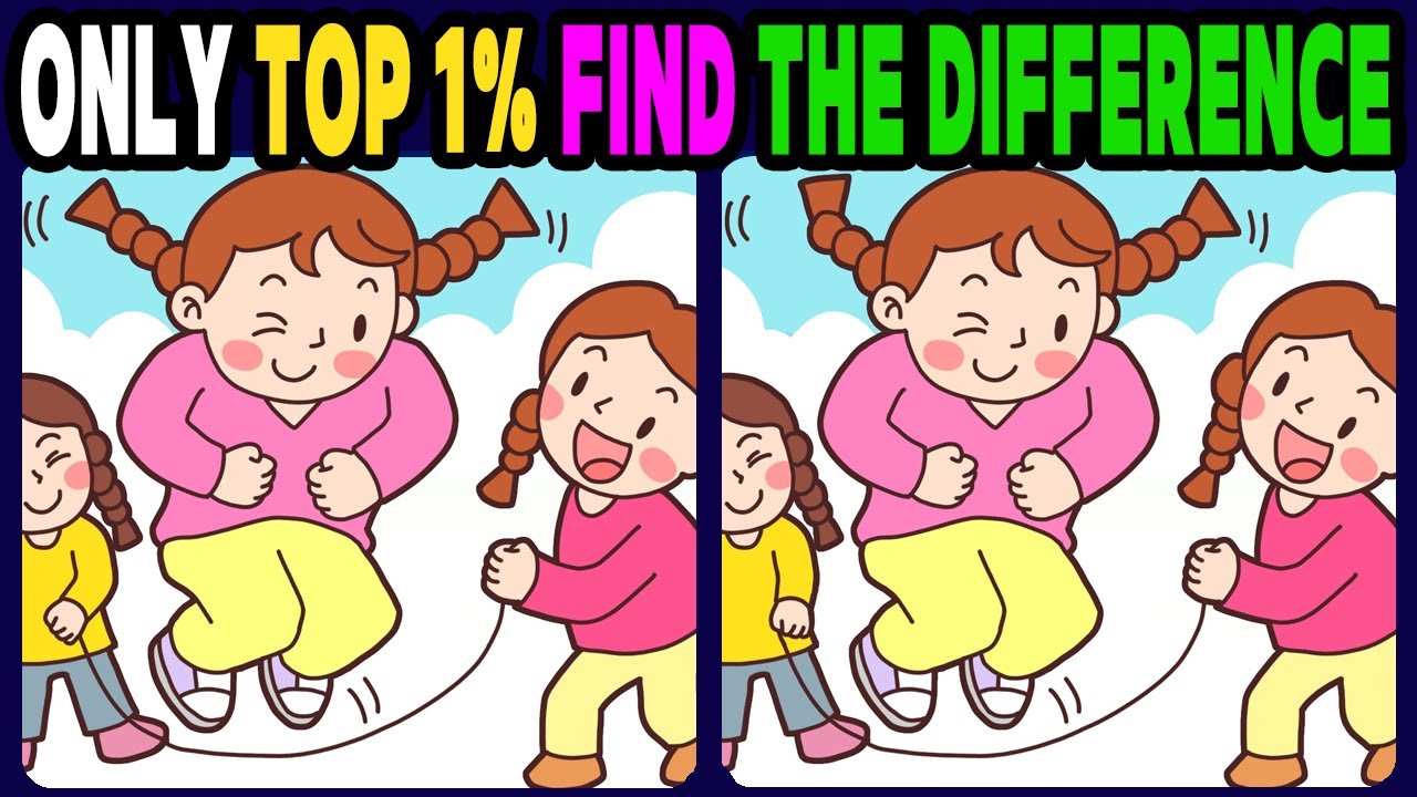 【Spot the difference】Only top 1% find the differences / Let's have fun【Find the difference】485