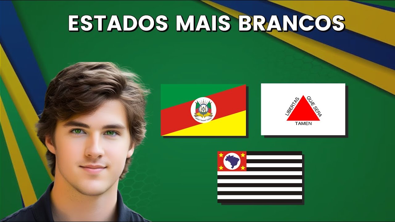 ESTADOS MAIS BRANCOS DO BRASIL [Censo IBGE]