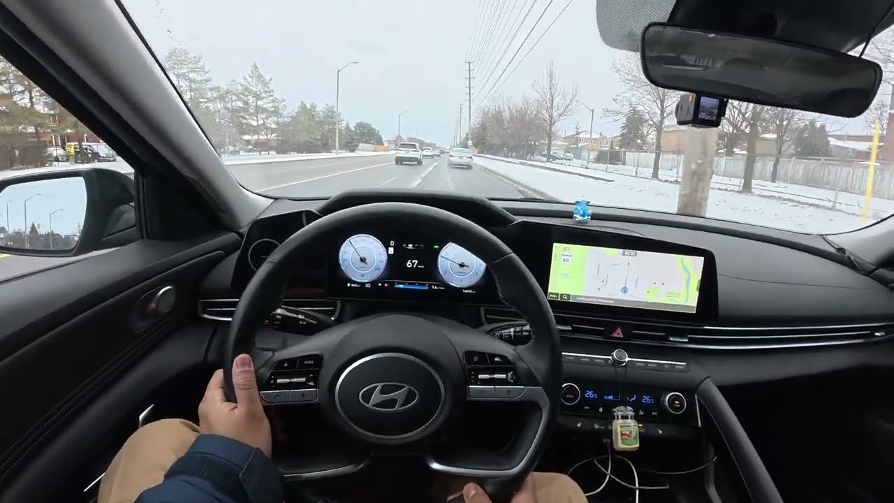 Snowy Sunday Drive | Errands & Coffee Stop