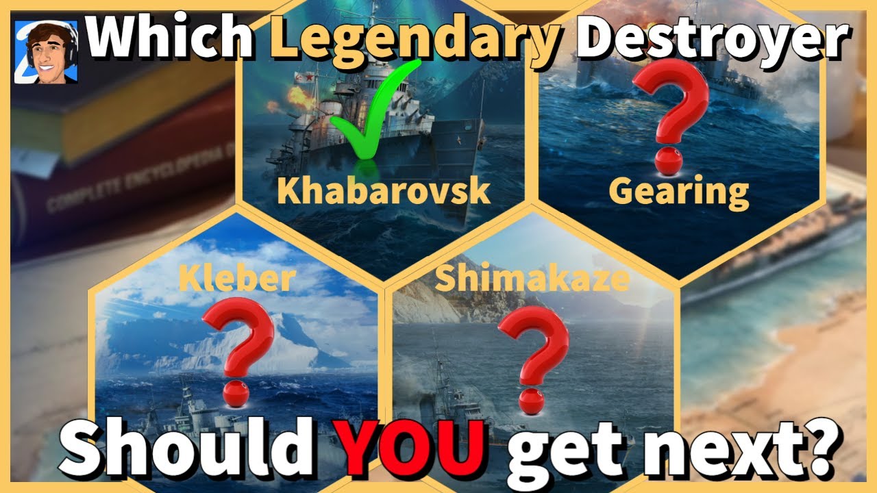 2022 Best Legendary Destroyer in World of Warships Legends 4K