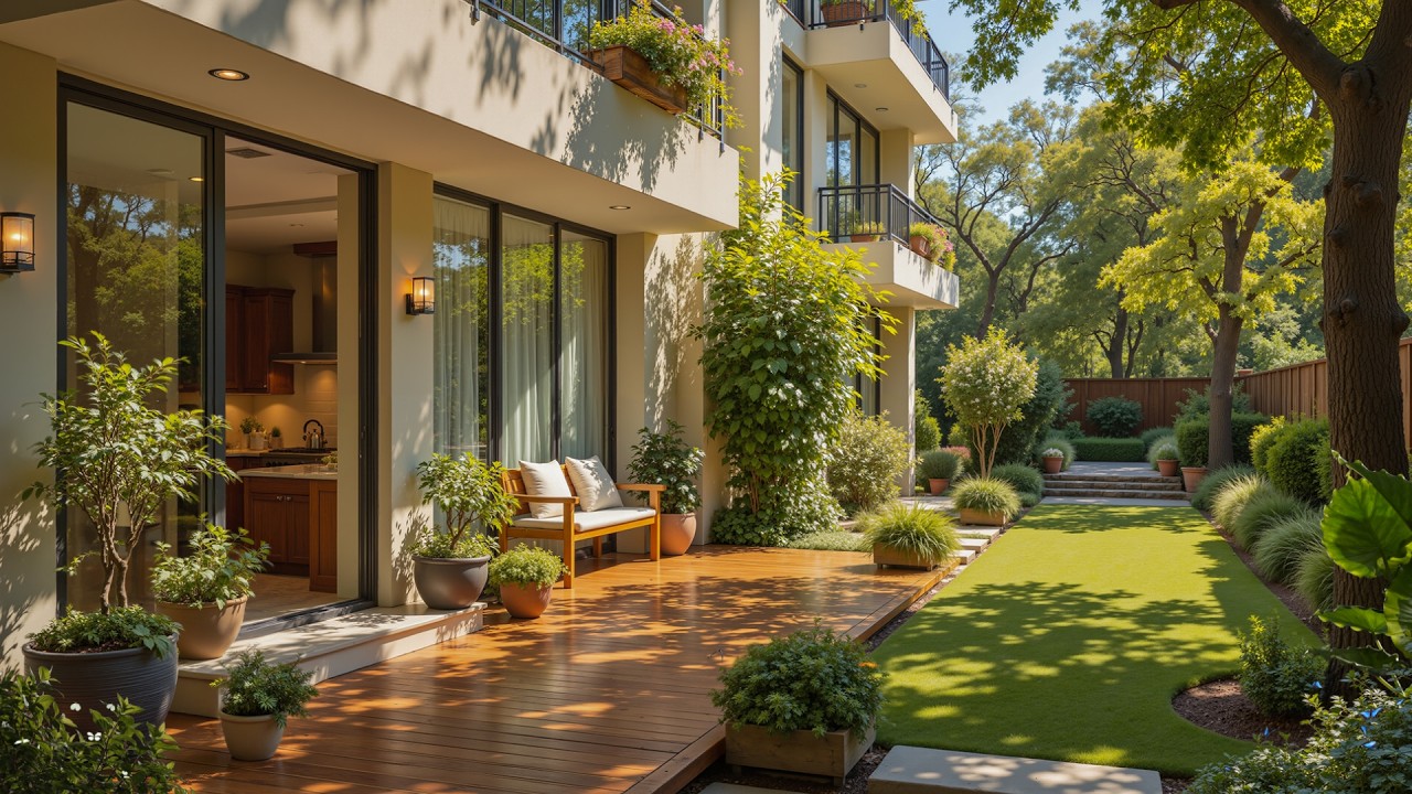 Elegant Garden View Coffee Shop Ambience - Spring Jazz Music For Relaxing Work & Peaceful Mood