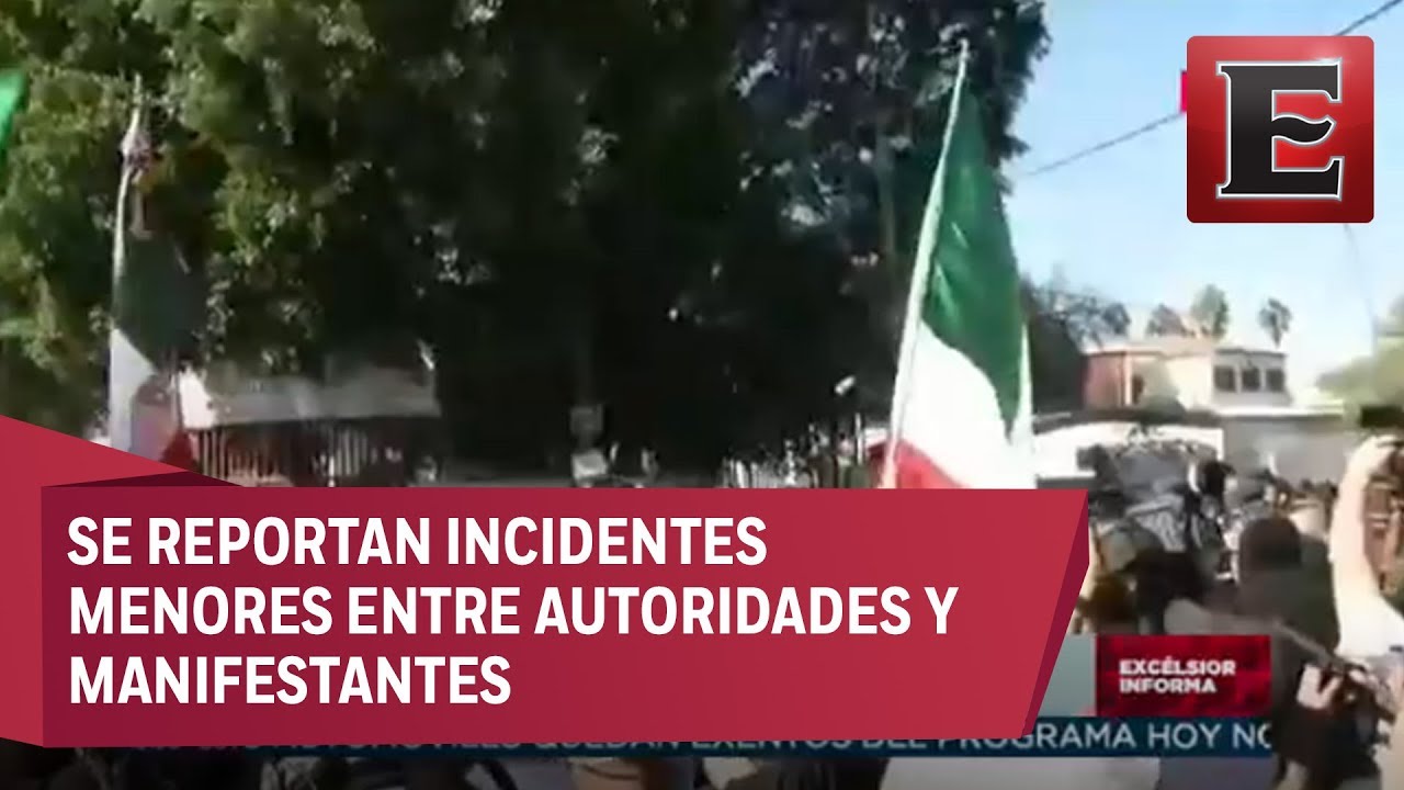 Continúa Marcha Antimigrantes en Tijuana