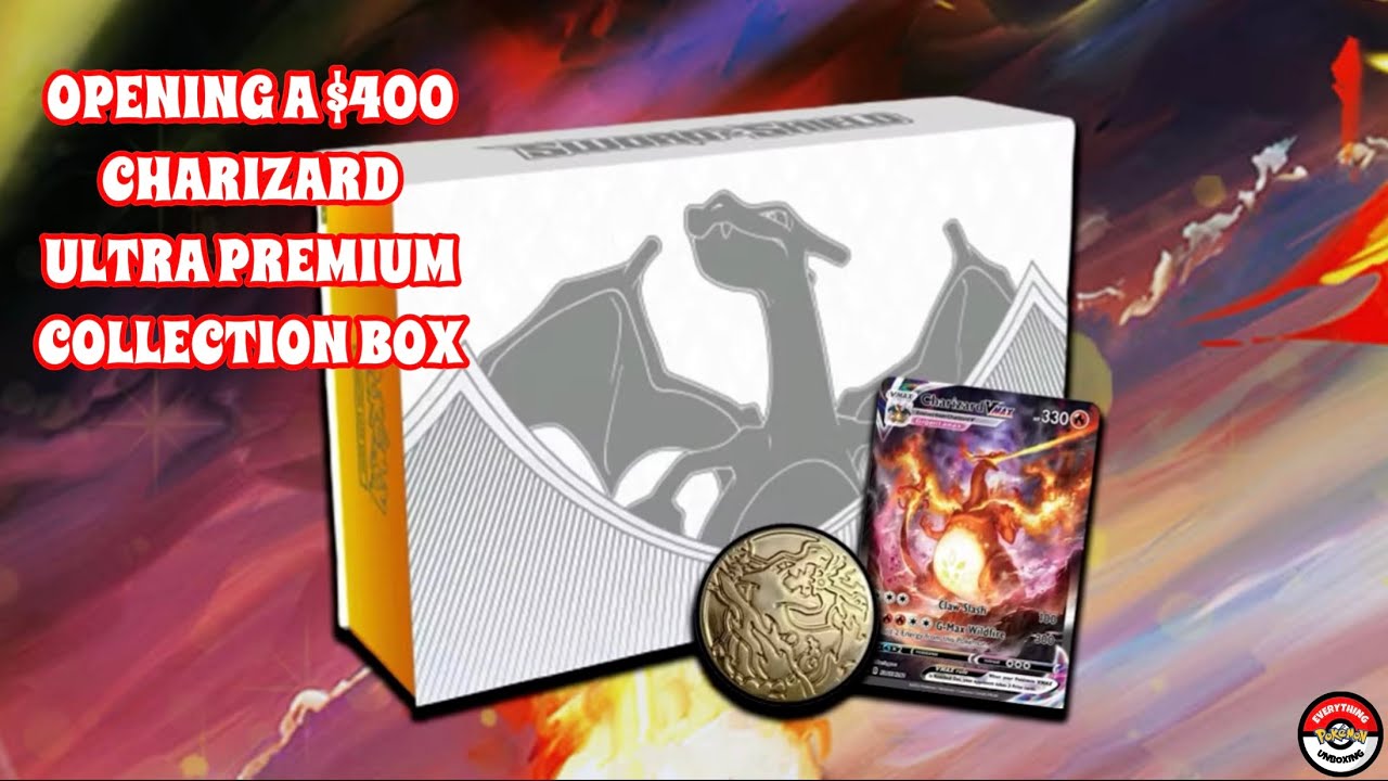 Opening a $400 Charizard Ultra Premium Collection Box with AMAZING PULLS!!!