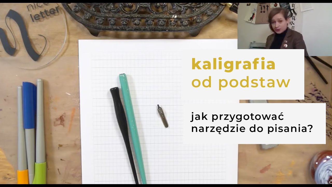 Podstawy kaligrafii: jak przygotować narzędzia przed pisaniem - stalówka ścięta
