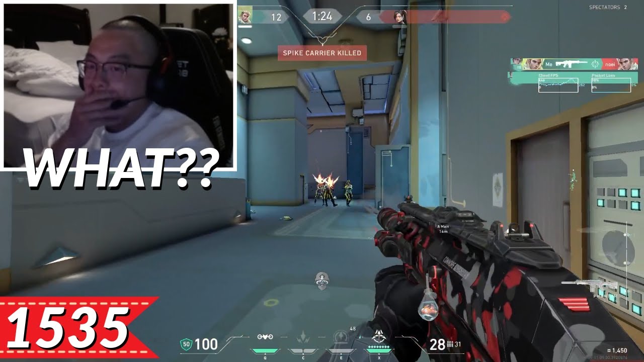 Insane Spray and a Sheriff All HS ACE | Most Watched VALORANT Clips Today V1535