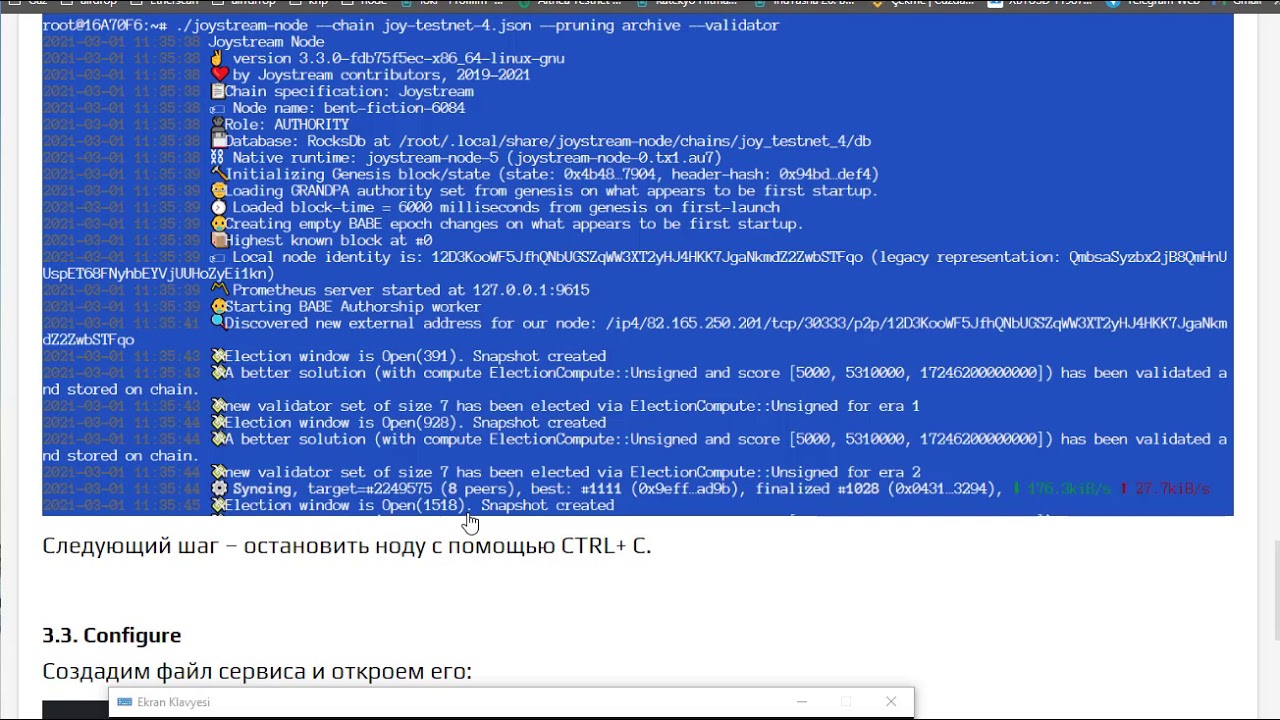 Joystream - Setup Guide + Son testnetlerin değerlendirmesi